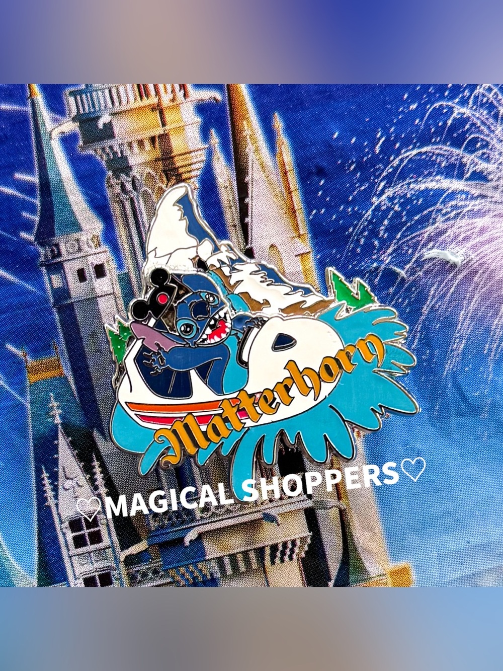 Disney Parks 2011 Disneyland Matterhorn Bobsleds Stitch Pin